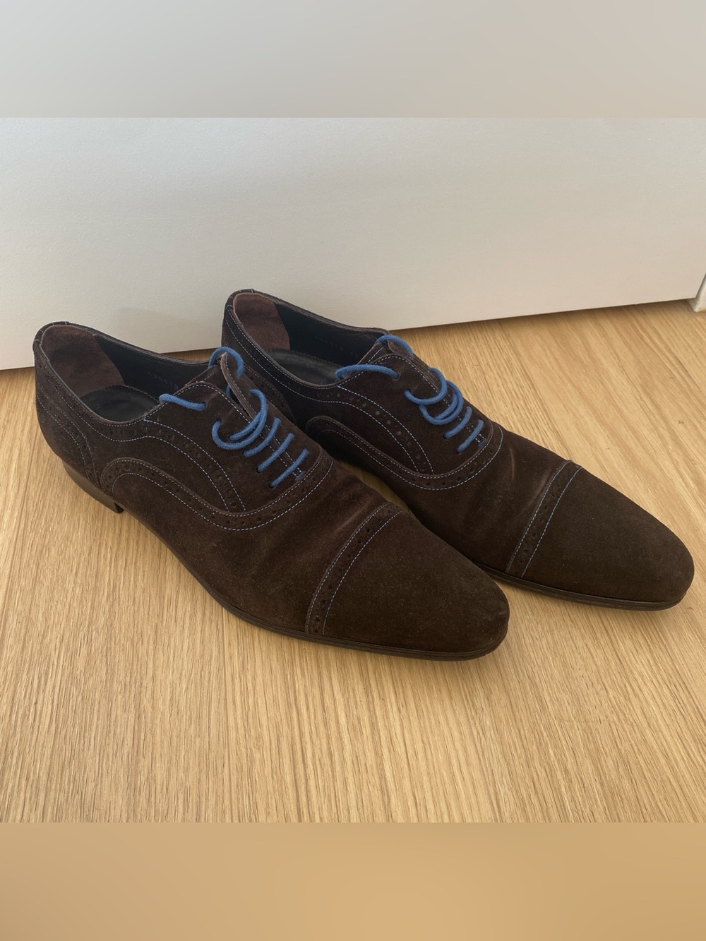 Loding Shoes brown suede dress shoes